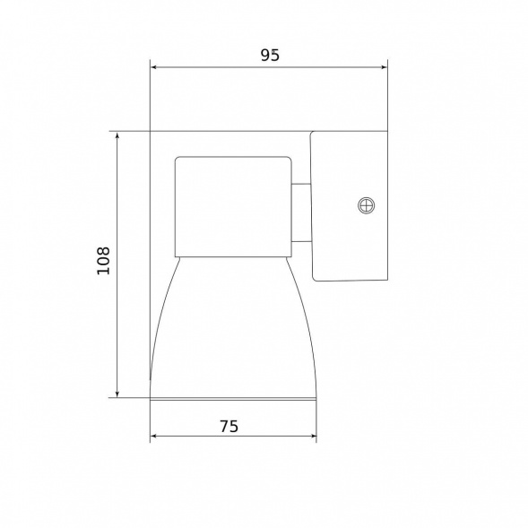 Бра Elektrostandard Cono MRL 1027 белый a061048