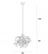 Подвесной светильник Imperium Loft Tezani Argent Suspension 84501-22