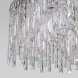 Подвесная люстра Eurosvet Blitz 60160 хром/ прозрачный хрусталь Strotskis