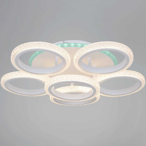 Светильник потолочный Reluce 06333-0.3-4+4A WH (RGB)