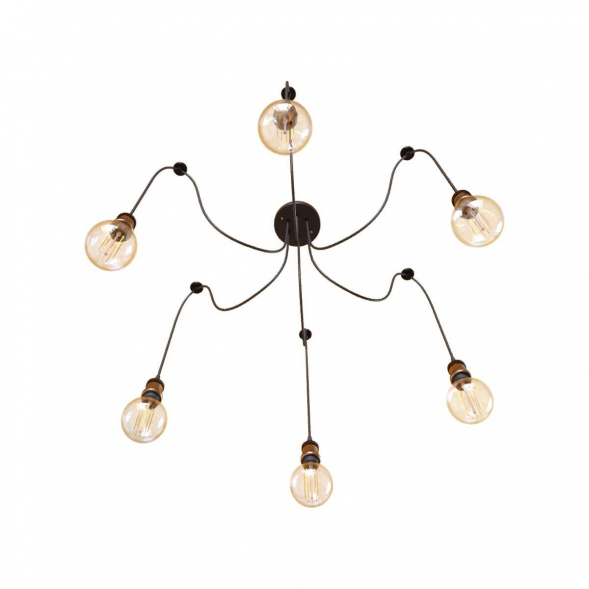 Подвесная люстра Loft IT Spider Loft1162A/6