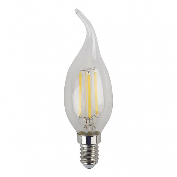 Лампа светодиодная филаментная ЭРА E14 9W 4000K прозрачная F-LED BXS-9W-840-E14 Б0047005