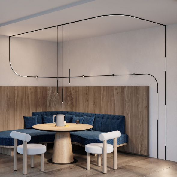 Трековый светодиодный светильник Maytoni Technical Basis TR190-1-5W3K-B