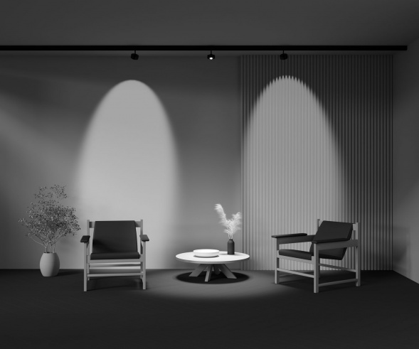 Трековый светодиодный светильник Maytoni Technical Exility Lens TR217-4-15WTW-DD-B