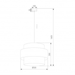 Подвесной светильник TK Lighting 5419 Calisto