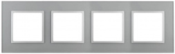 Рамка 4-постовая ЭРА Elegance 14-5104-03 Б0034526