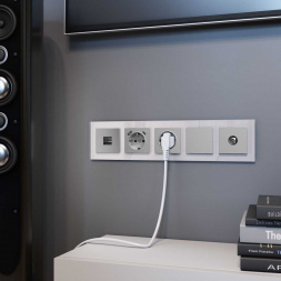 Рамка Werkel Favorit на 5 постов дымчатый W0051117 4690389160189