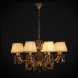 Подвесная люстра Abrasax Sylvia L.8110-8BR Cristal-Shade