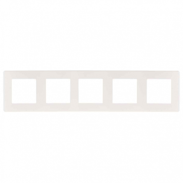 Рамка 5-постовая ЭРА 12 сатин белый 12-5105-01 Б0052539