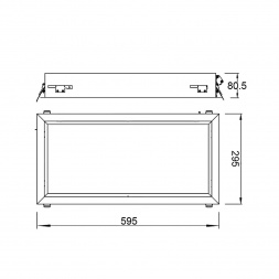 Встраивамое светодиодное окно Mantra BLUE SKY 9094