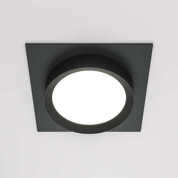 Встраиваемый светильник Maytoni Hoop DL086-GX53-SQ-B