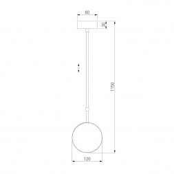 Подвесной светильник Elektrostandard Grollo 50120/1 белый 4690389187155
