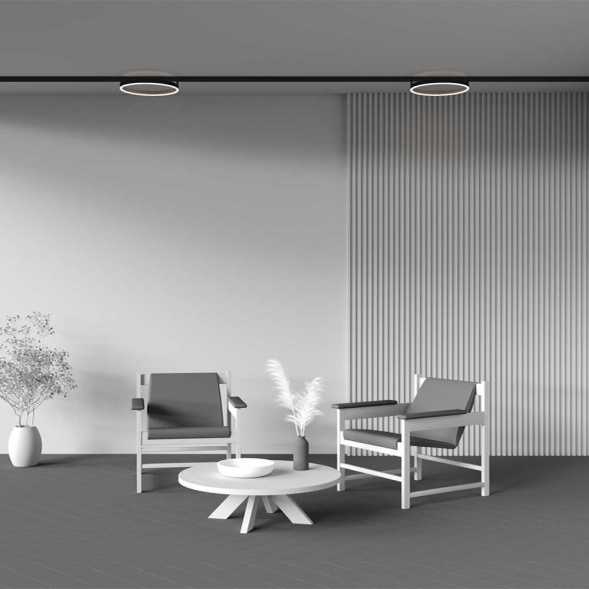 Трековый светильник Maytoni Technical TR227-2-24W4K-B