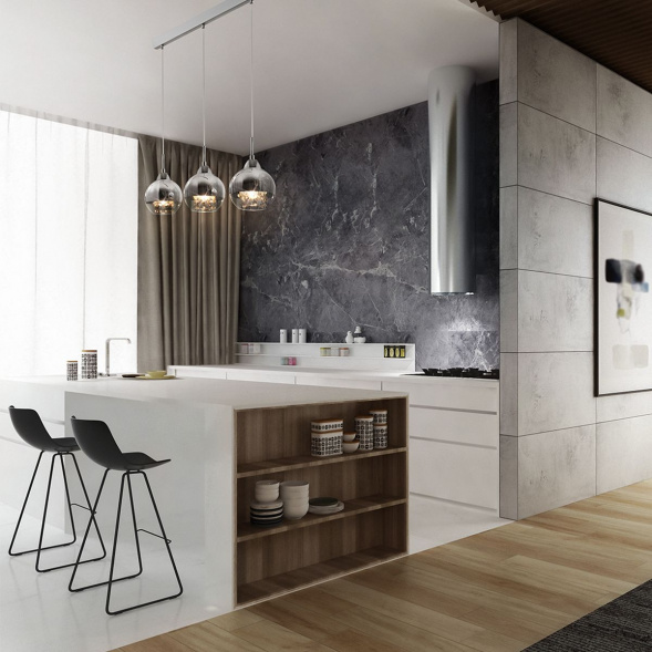 Подвесной светильник Maytoni Iceberg P012-PL-03-N