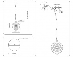 Подвесной светильник Ambrella light High light LH31145
