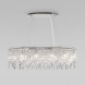 Подвесная люстра Eurosvet Blitz 60159/10 хром/ прозрачный хрусталь Strotskis Smart