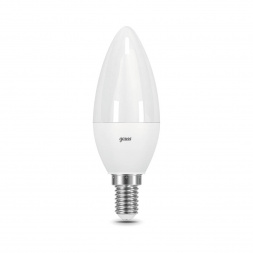Лампа светодиодная диммируемая Gauss E14 7W 6500K матовая 103101307-D
