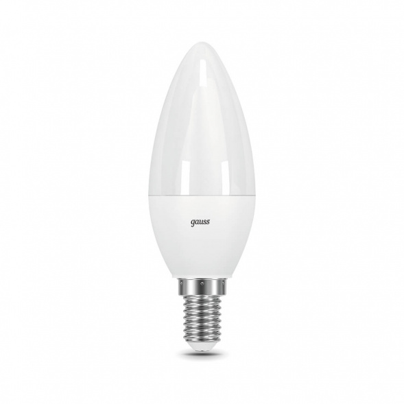 Лампа светодиодная диммируемая Gauss E14 7W 6500K матовая 103101307-D