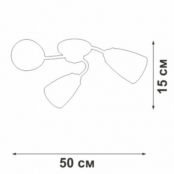 Потолочная люстра Vitaluce V3751-0/3PL