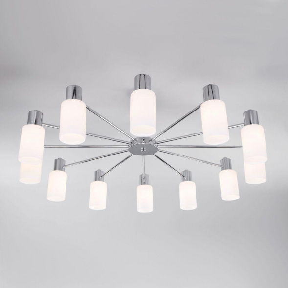 Потолочная люстра Eurosvet Vegga 70160/12 хром Smart