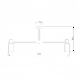Потолочная люстра Eurosvet Vegga 70160/12 хром Smart