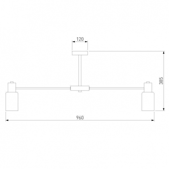 Потолочная люстра Eurosvet Vegga 70160/12 хром Smart