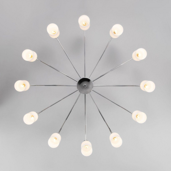 Потолочная люстра Eurosvet Vegga 70160/12 хром Smart