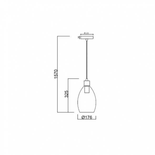 Подвесной светильник Vele Luce Placido VL5055P13