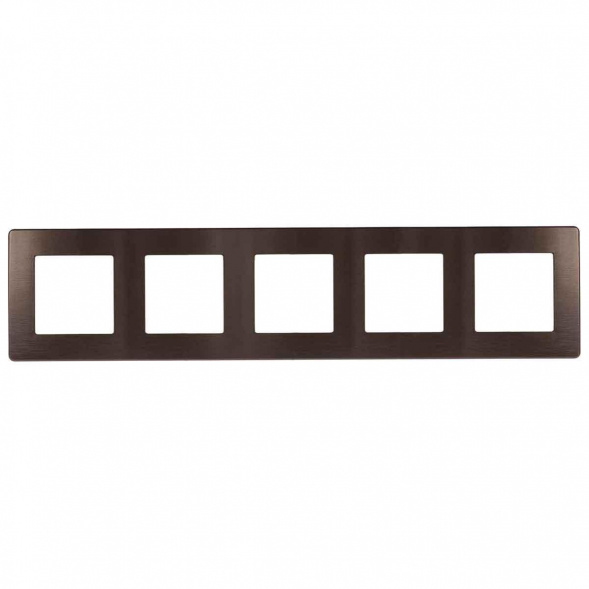 Рамка 5-постовая ЭРА 12 сатин бронза 12-5105-13 Б0052546
