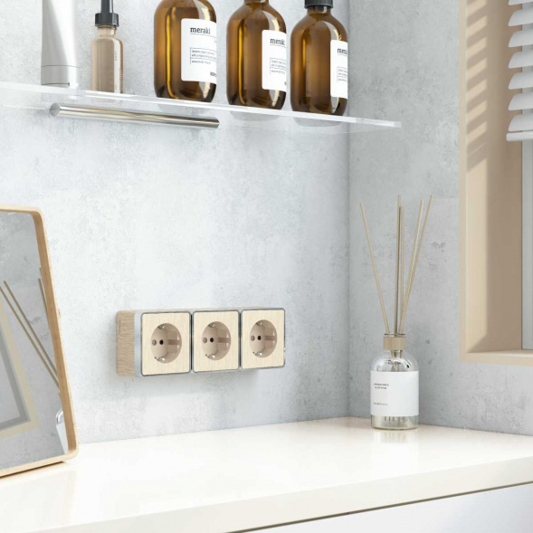 Розетка с заземлением Werkel Gallant шампань рифленый W5071010 4690389164491