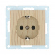Розетка LK Studio с з/к, со шторками (сосна) LK60 863225-1