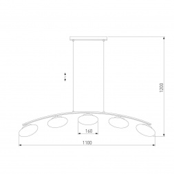 Подвесная люстра TK Lighting 3179 Marika