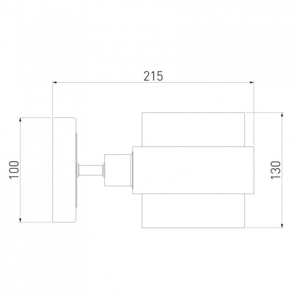 Бра Eurosvet Arcada 70127/1 черный