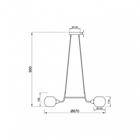 Подвесная люстра Vele Luce Imelda VL5832P05