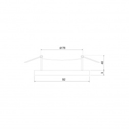 Встраиваемый светильник Elektrostandard 122 MR16 серебро/черный a053354