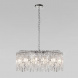 Подвесная люстра Eurosvet Blitz 60159 хром/ прозрачный хрусталь Strotskis