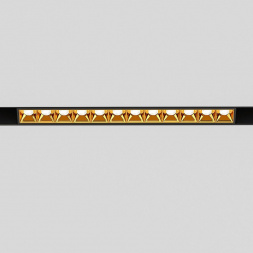 Трековый светодиодный светильник Elektrostandard Slim Magnetic Artas 85103/01 черный/золото a064529