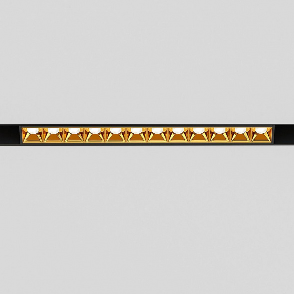 Трековый светодиодный светильник Elektrostandard Slim Magnetic Artas 85103/01 черный/золото a064529