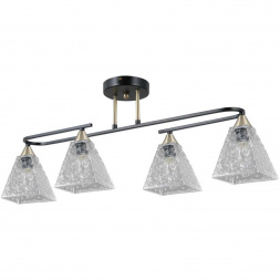 Потолочный светильник ILLUMICO IL0782-4CSQ-25 BK AB AREZZO