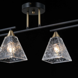 Потолочный светильник ILLUMICO IL0782-4CSQ-25 BK AB AREZZO