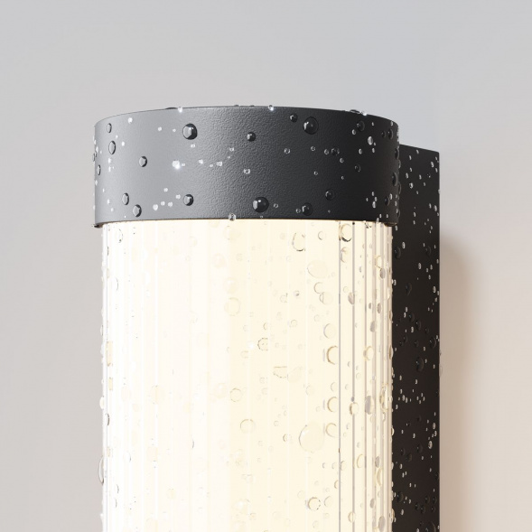 Уличный настенный светодиодный светильник Maytoni Outdoor Rounge O482WL-L16B3K