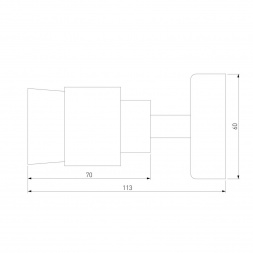 Светодиодный спот Eurosvet Plat 20125/1 серебро