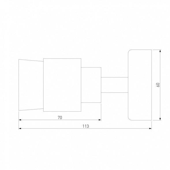 Светодиодный спот Eurosvet Plat 20125/1 серебро