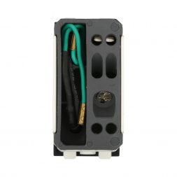 Переключатель LK Studio с двух мест, с индикатором 45х22,5мм (схема 6L) 16 A, 250 B (серебристый металлик) LK45 850403-1