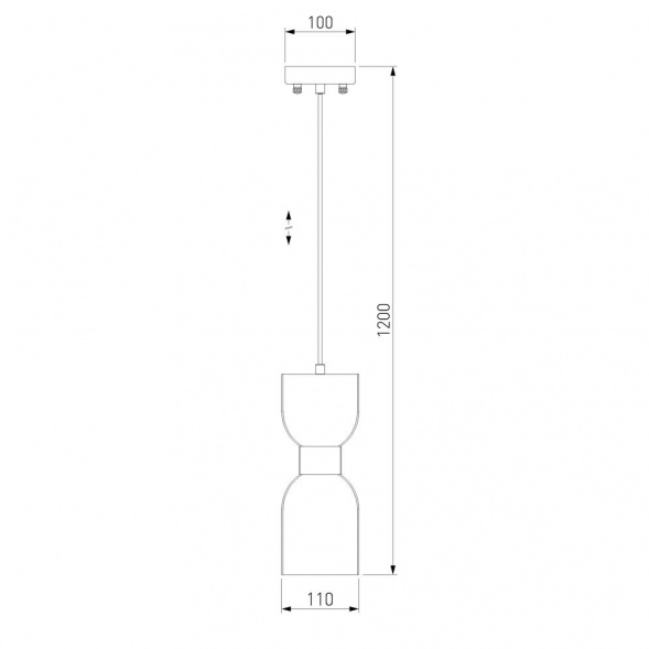 Подвесной светильник Eurosvet Tandem 50118/1 никель