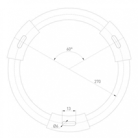 Потолочный светодиодный светильник Arlight SP-Rondo-R600-60W Warm3000 034824