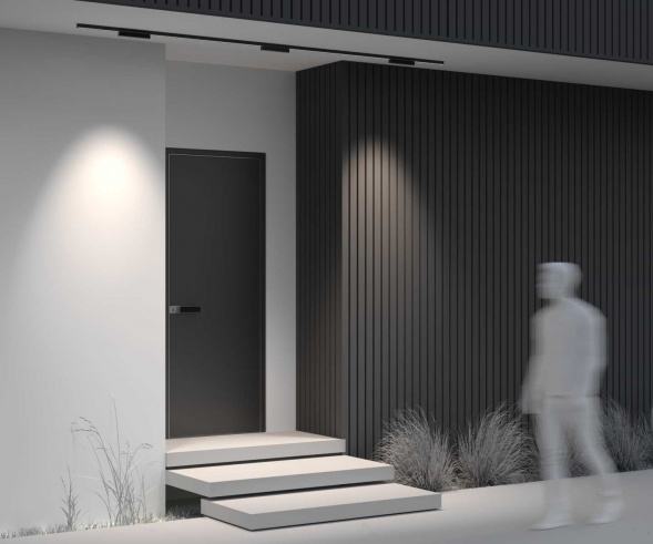 Уличный трековый светильник Maytoni Outdoor O-TR02-2-S-12WB4K