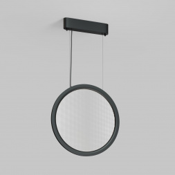 Подвесной вертикальный светодиодный светильник Denkirs Veil DK6604-BK