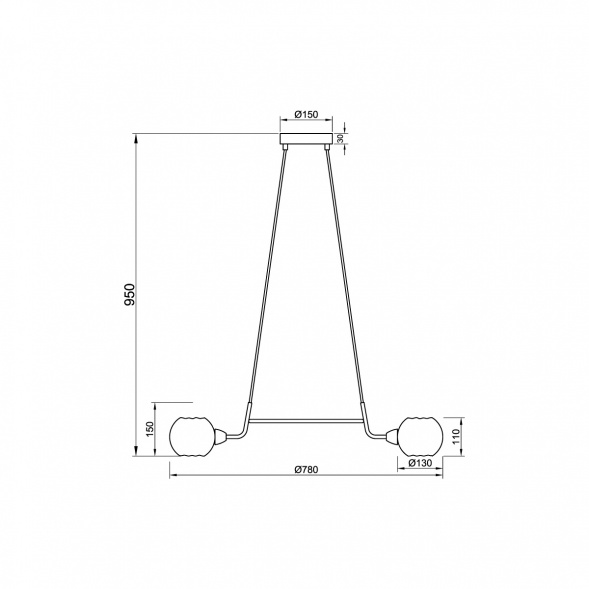 Подвесная люстра Vele Luce Imelda VL5832P08