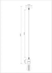 Подвесной светильник Arte Lamp Mark A7047SP-1BK